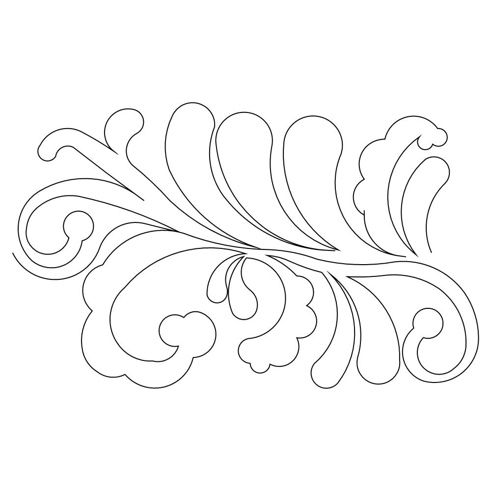 michelles vine border Digital Pattern Sweet Dreams Quilt Studio